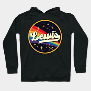 Lewis // Rainbow In Space Vintage Style Hoodie